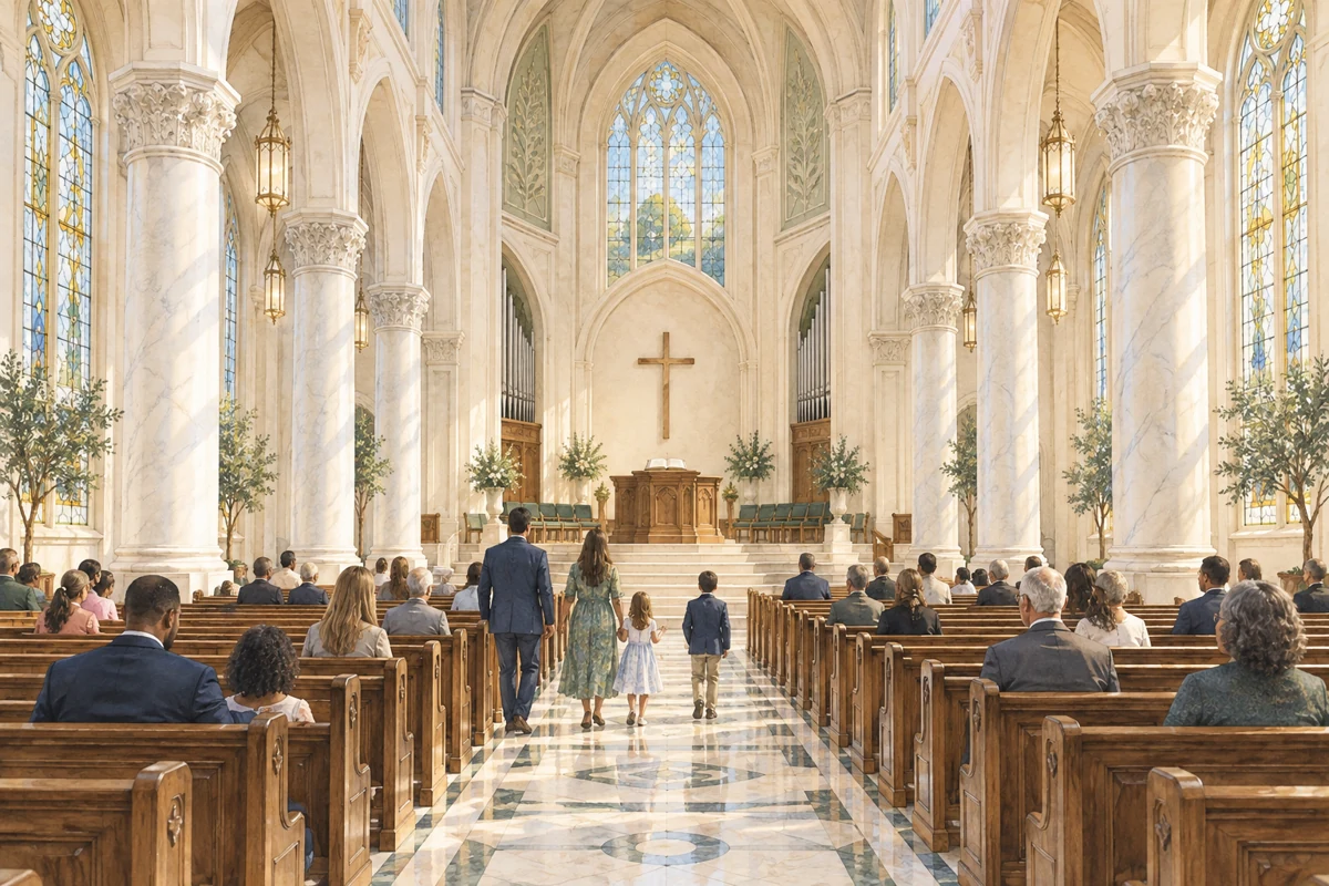 The chapel, architectural concept