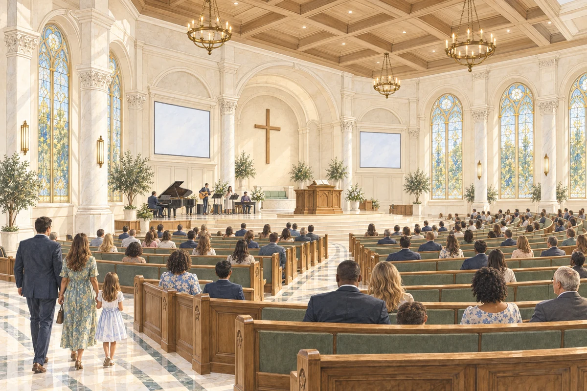 The sanctuary, architectural concept