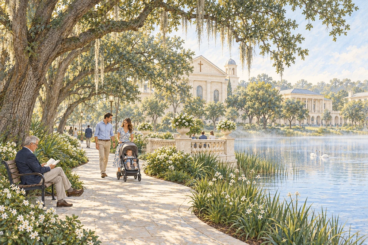 Gardens, sport & outdoor life, concept illustration