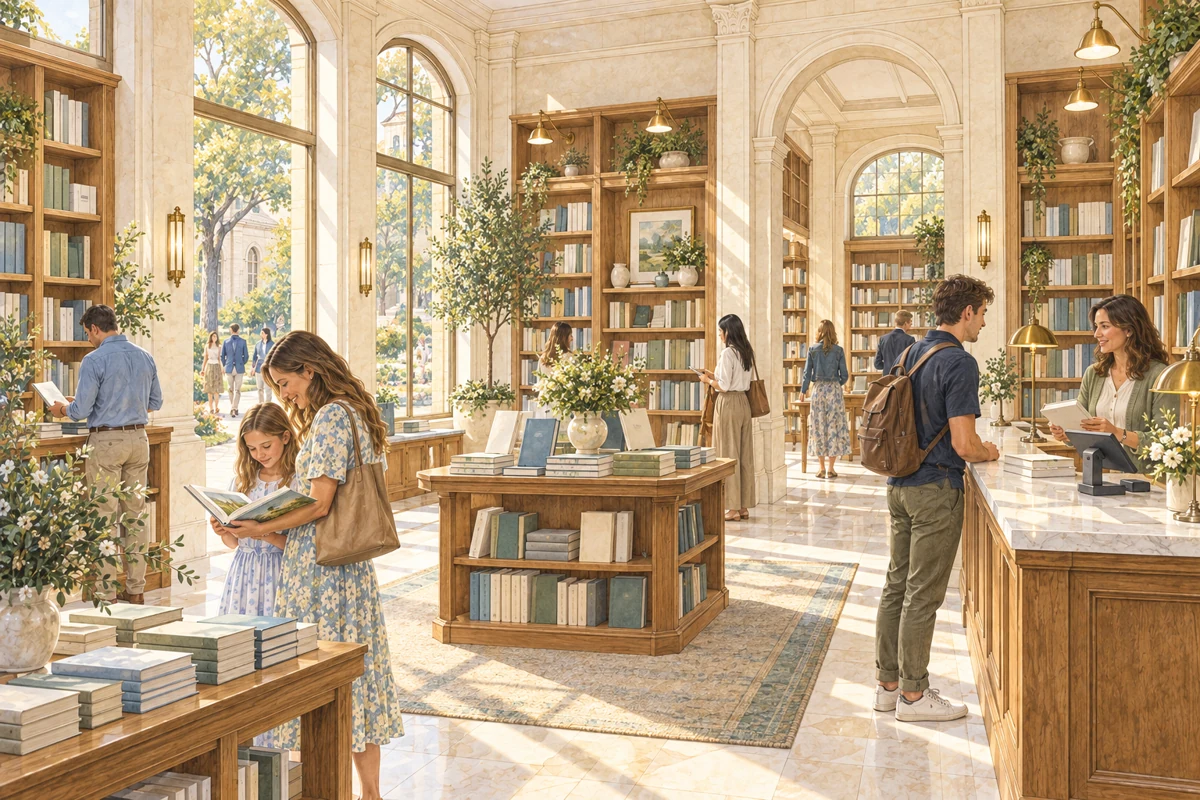 The publishing house, concept illustration